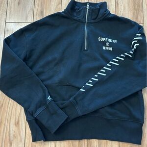 Superdry Code Core Sport Half Zip Sweatshirt